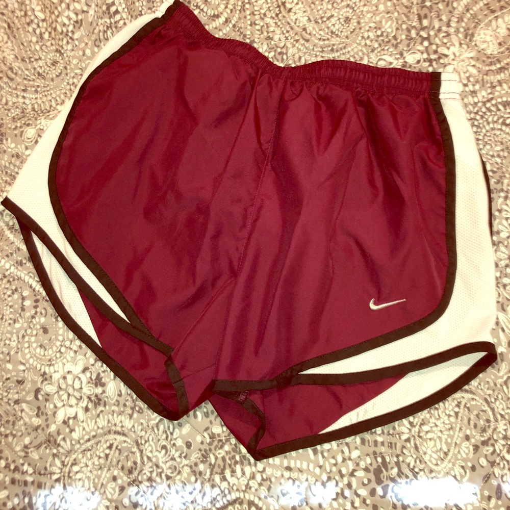 Maroon Nike Running Shorts